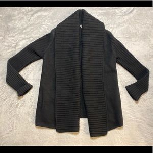 Vince Wool Ribbed Cardigan